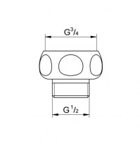 RACOR PARA ACCIONAMIENTO DE FLEXOS GROHE